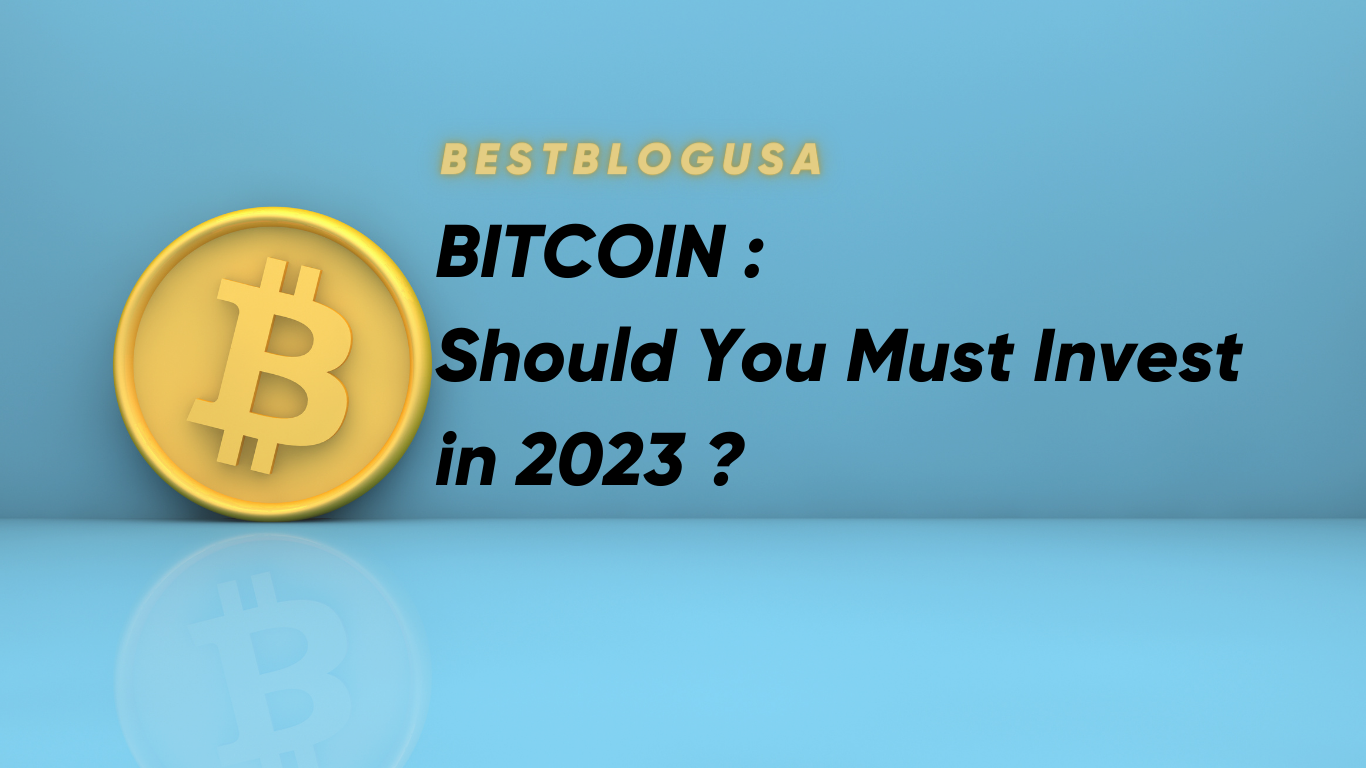 BITCOIN : SHOULD YOU MUST INVEST IN 2023?